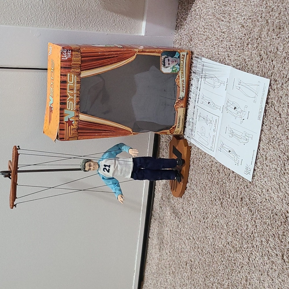 2000 *NSYNC Justin Timberlake Collectible Marionette